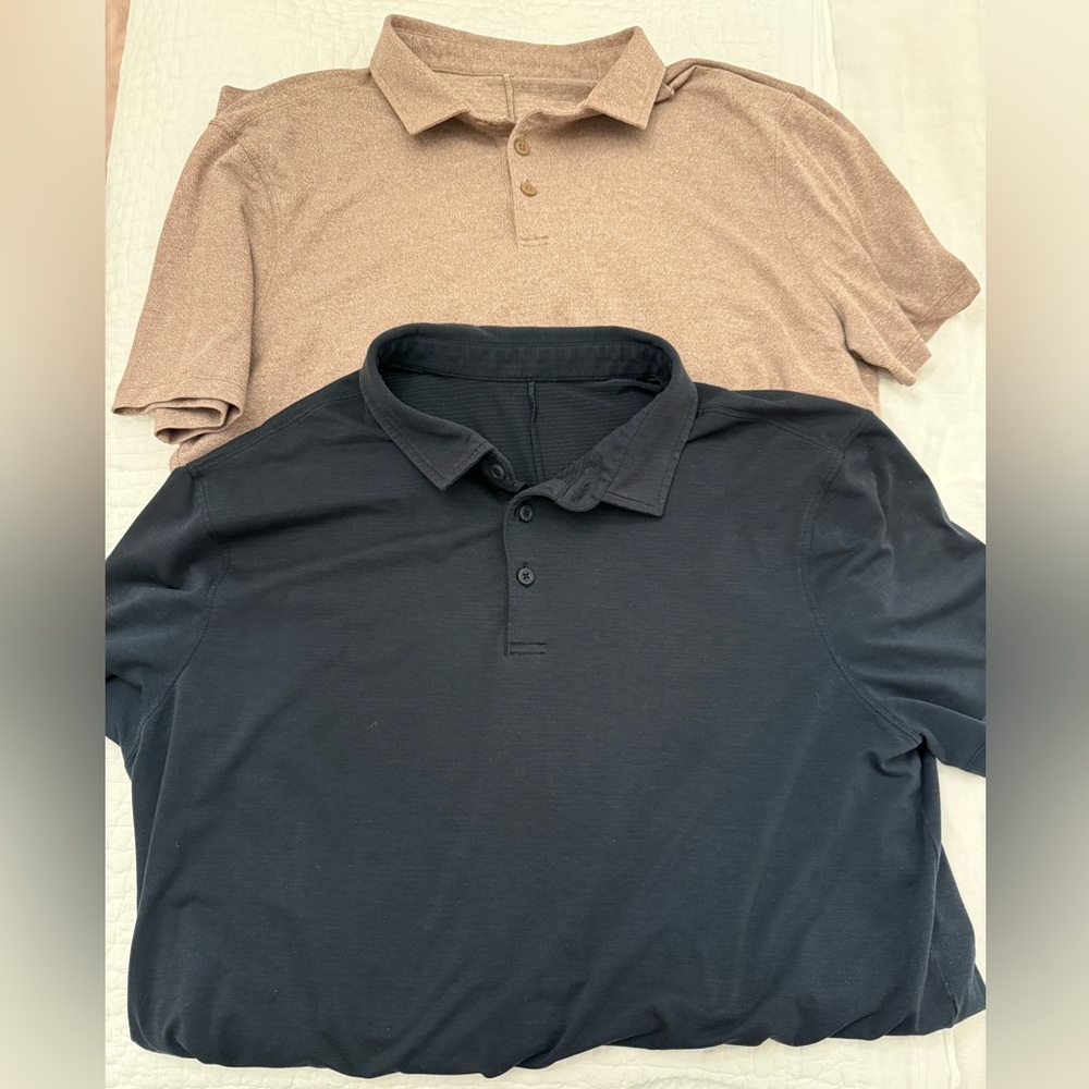 Two Lululemon Polos